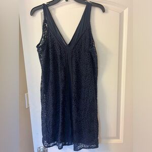 Abercrombie and Fitch blue lace dress